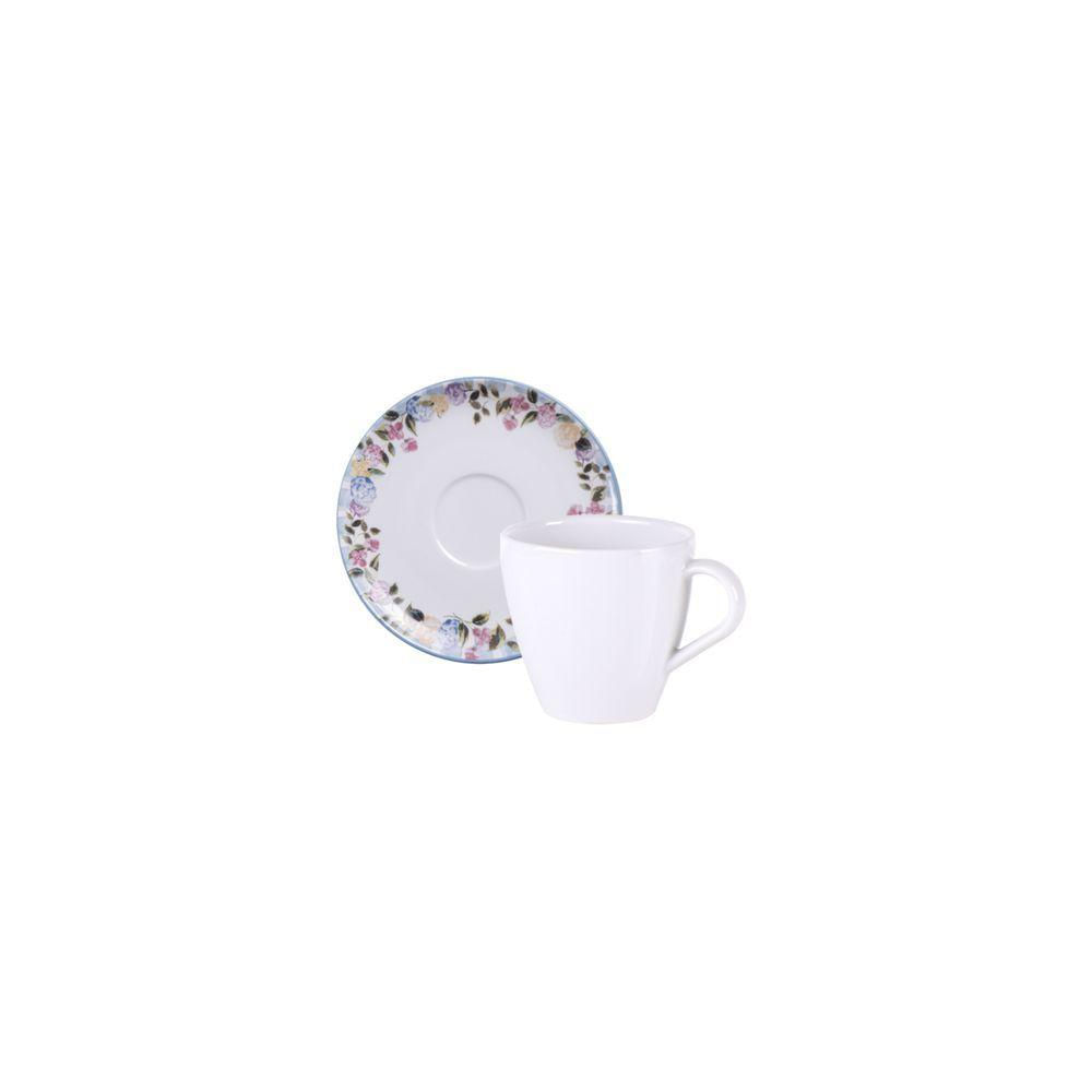 Aparelho De Jantar Tramontina Aura Em Porcelana Decorada 20 Peças
