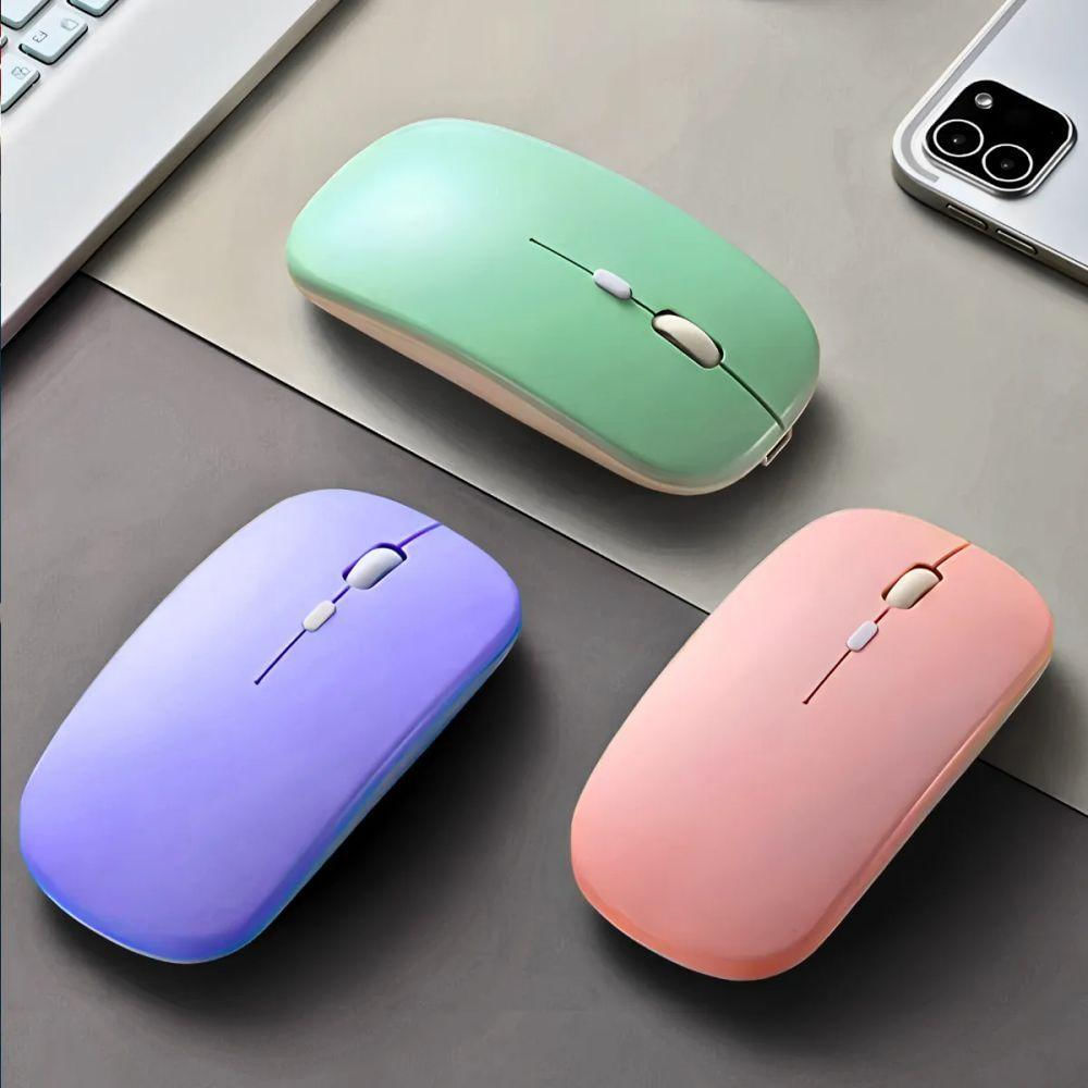 Teclado Sem Fio Bluetooth Recarregável Com Mouse - Preto