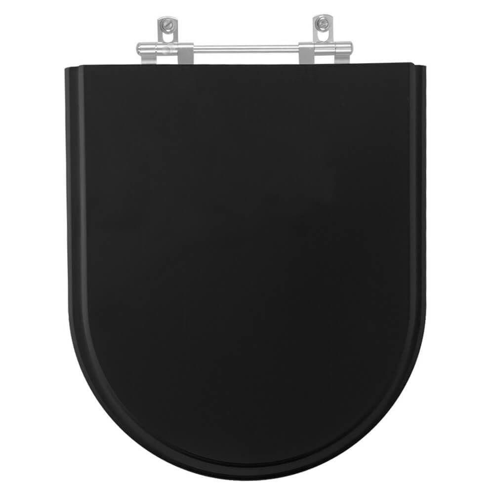 Tampa De Vaso Carrara Preto Para Bacia Deca 6lpf