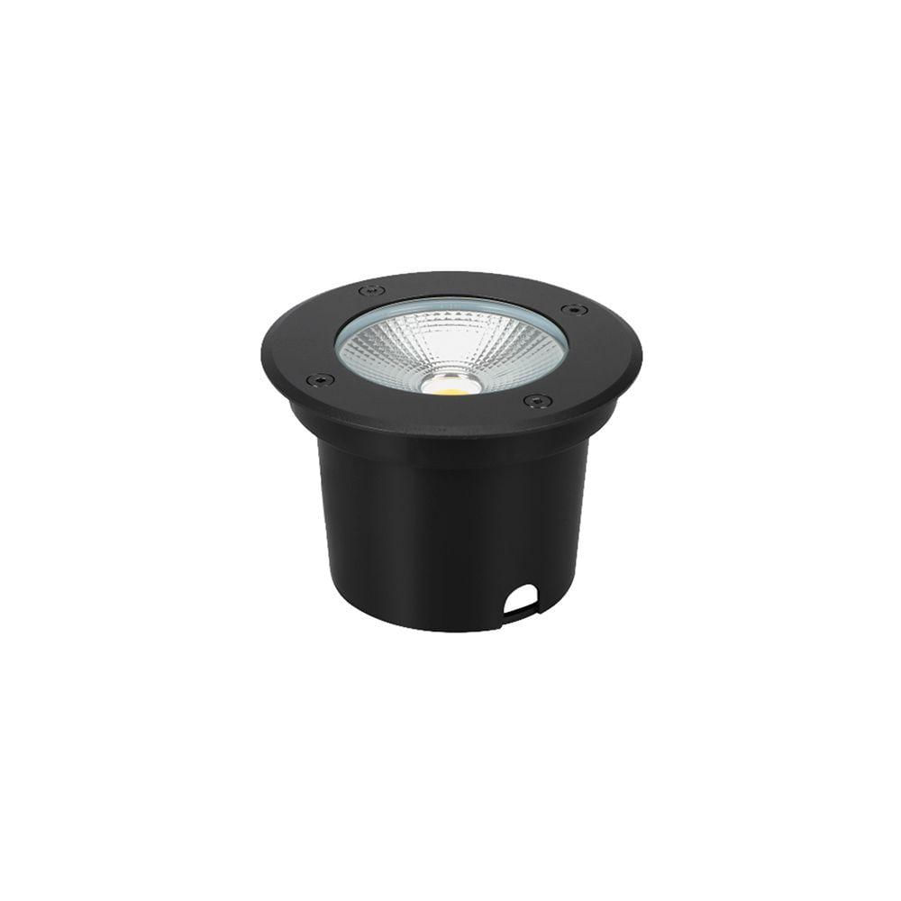 Embutido De Solo Led Astraled Es-6919 Felis 15w Bivolt Preto 3000k Luz Amarela 3000k Luz Amarela Es-6919