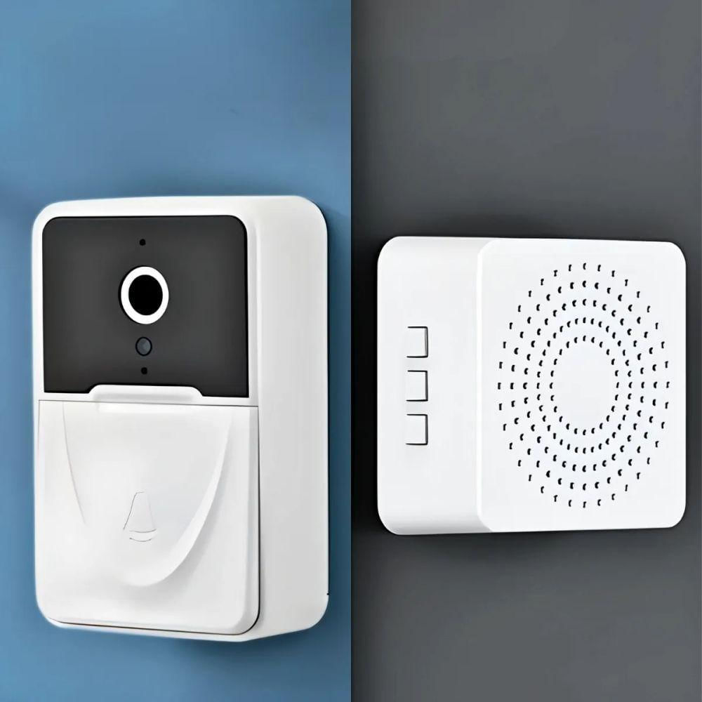 Campainha Interfone Wifi Com Câmera Sem Fio