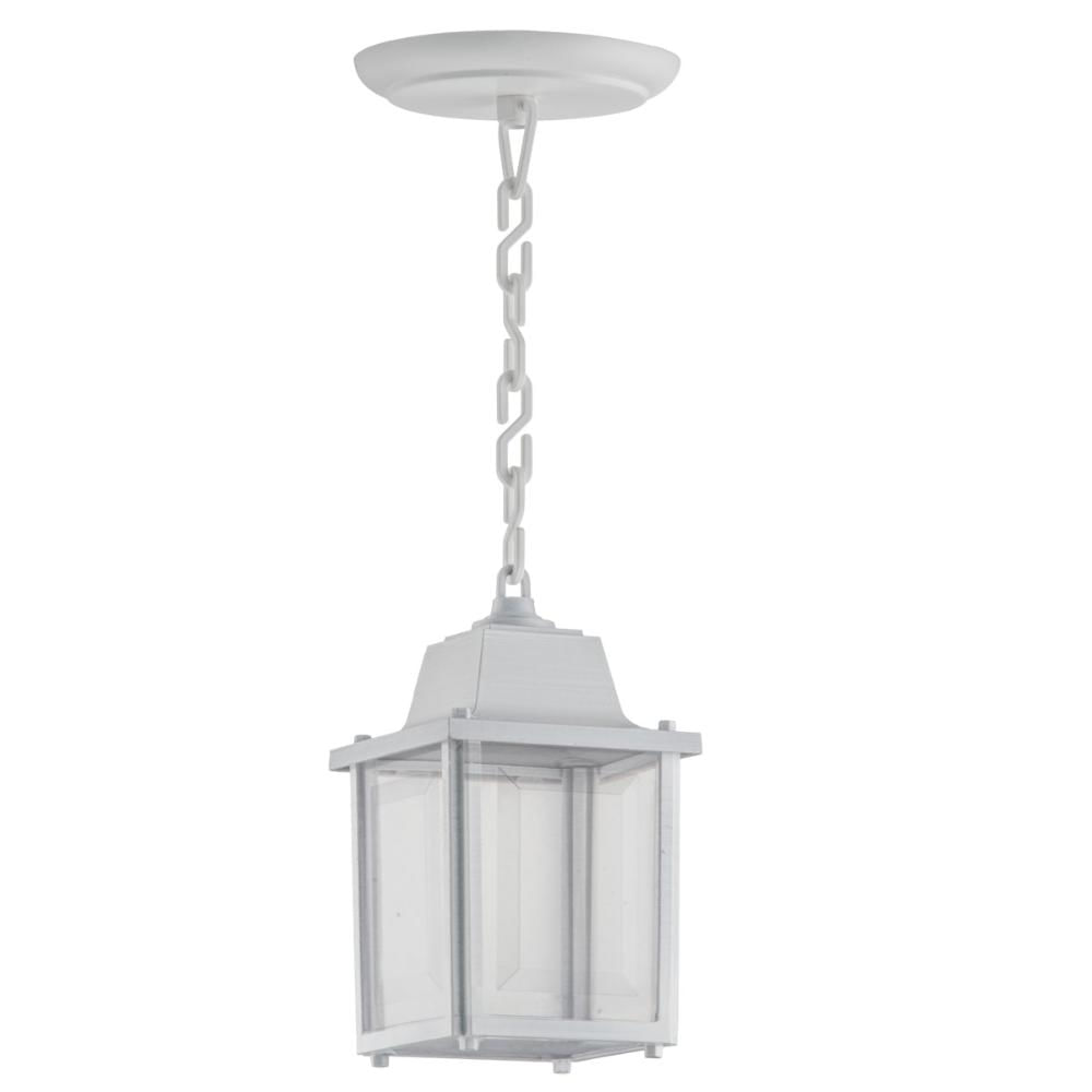 Luminária Pendente 37cm Vintage Lâmpada E27 Branco Casa Jard