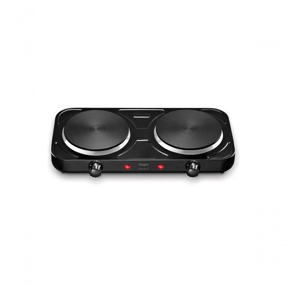 Fogao Cooktop Elgin Eletrico Portatil FOG10 2 Bocas - 110V