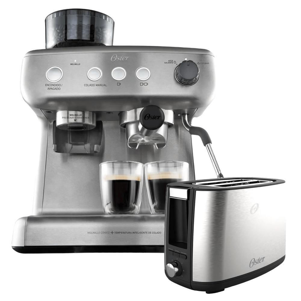 Kit Cafeteira Espresso Xpert E Torradeira Inox Oster 127V