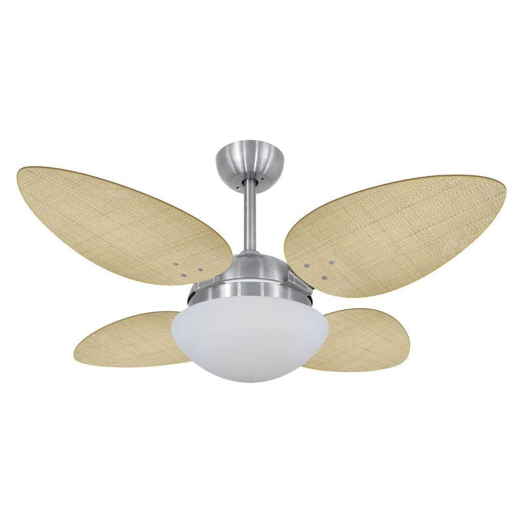 Ventilador De Teto Volare Petalo Palmae Natural 127V