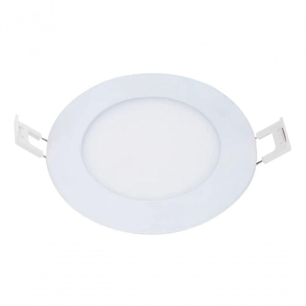 Painel Pop Led Embutir Redondo 12cm Avant 6w 4000k Luz Neutra