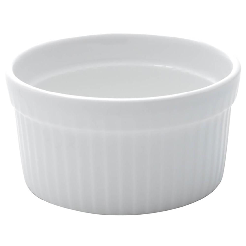 Ramequim Tigela de Porcelana 10x5cm Classic Lyor Branco para
