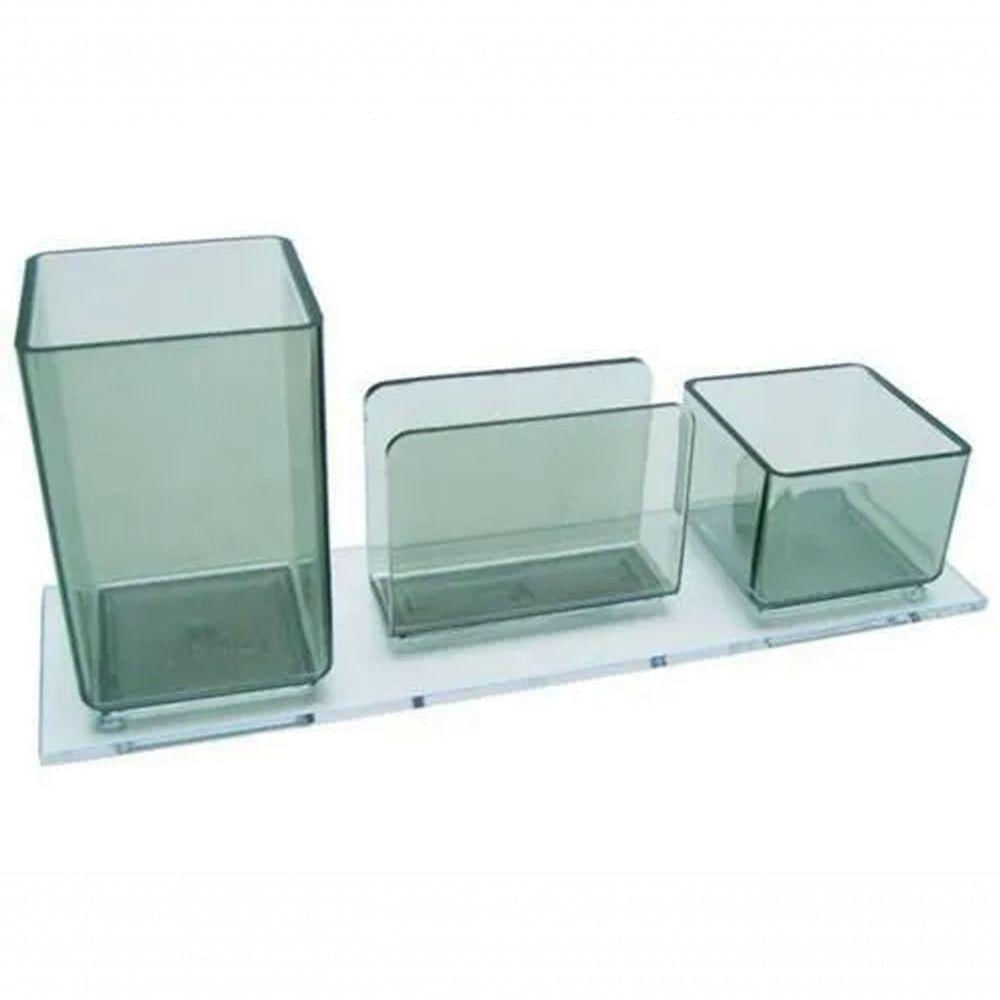Porta Lapis Clips E Lembrete Acrimet 940 Fume