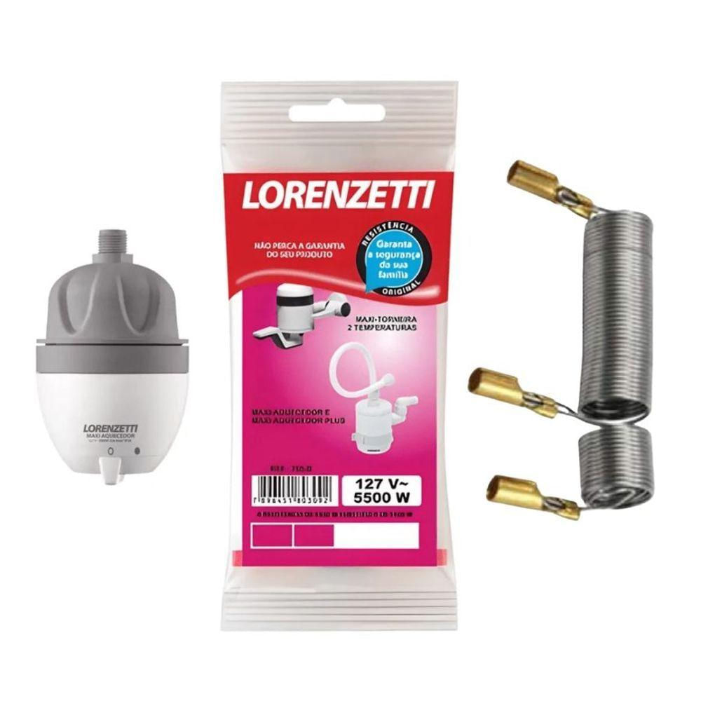 Resistência Lorenzetti 755-b Maxi Aquecedor E Torneira 127v~5500w