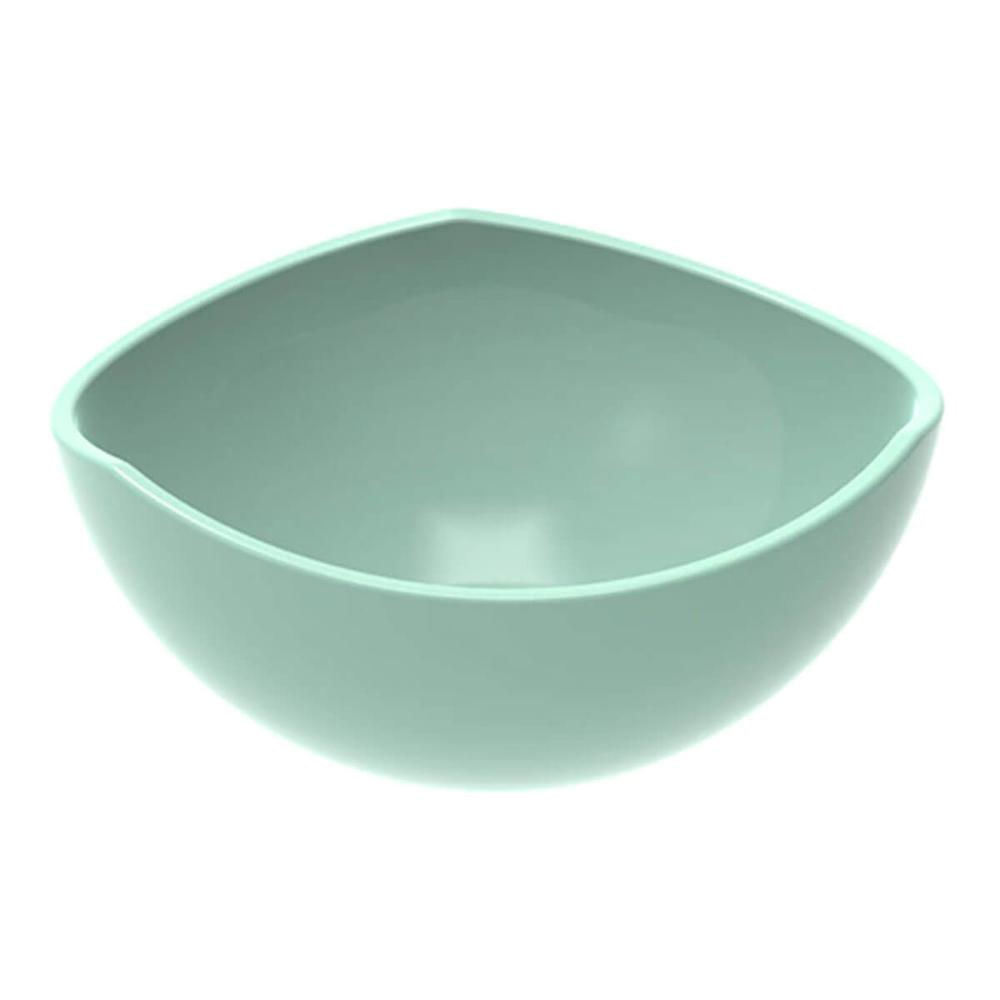 Pote de Sobremesa Doces Avulso 265ml Plástico Trio Crippa Verde Menta Tigela Unitária