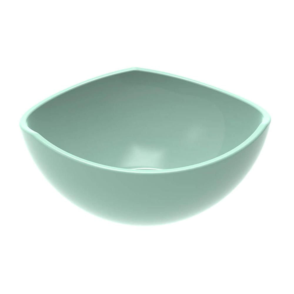 Bowl Trio Crippa Verde Menta Cumbuca Grande 500ml Plástico Salada Sopas Caldos