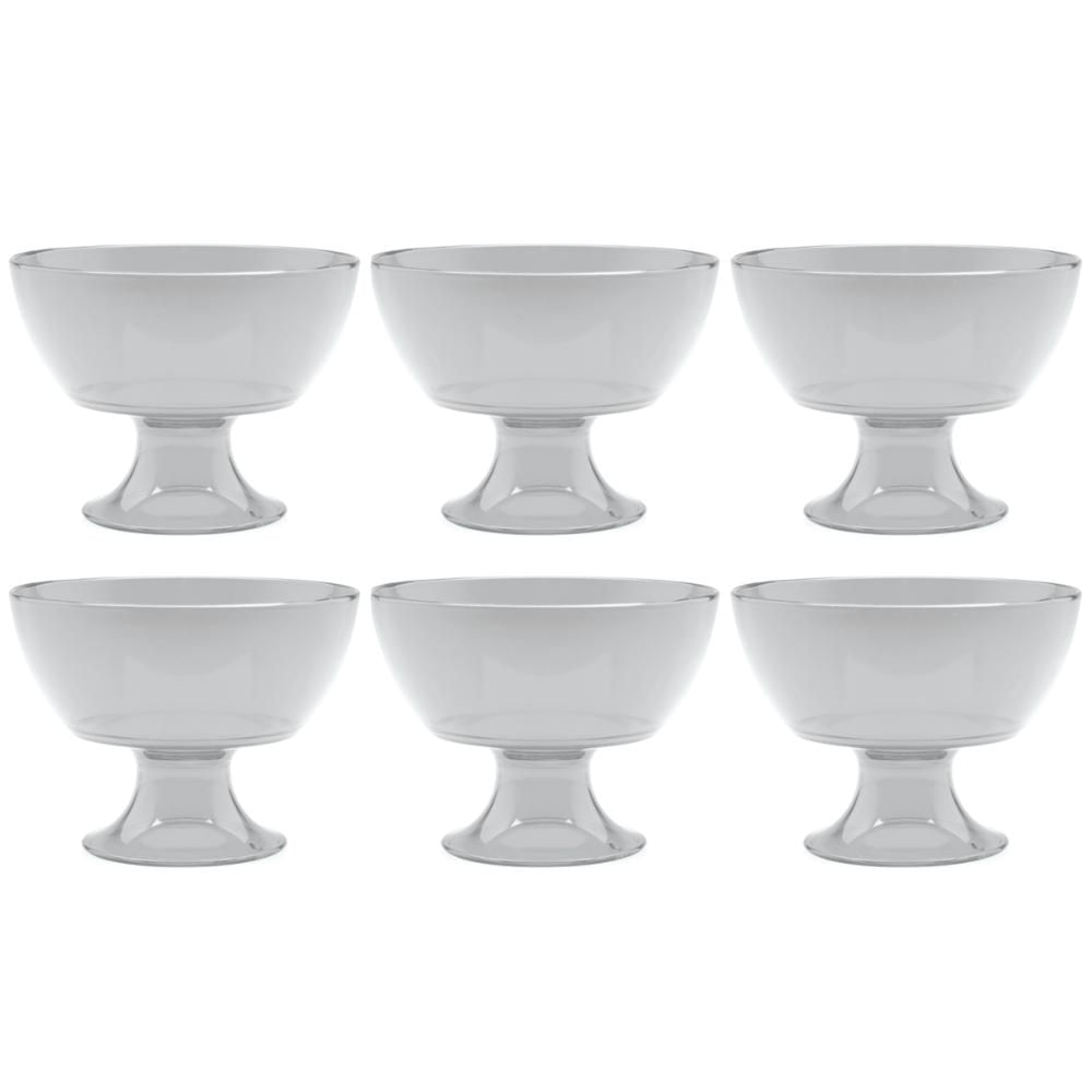 Conjunto 6 Taças De Sobremesa Pote Recipiente Para Sobremesa