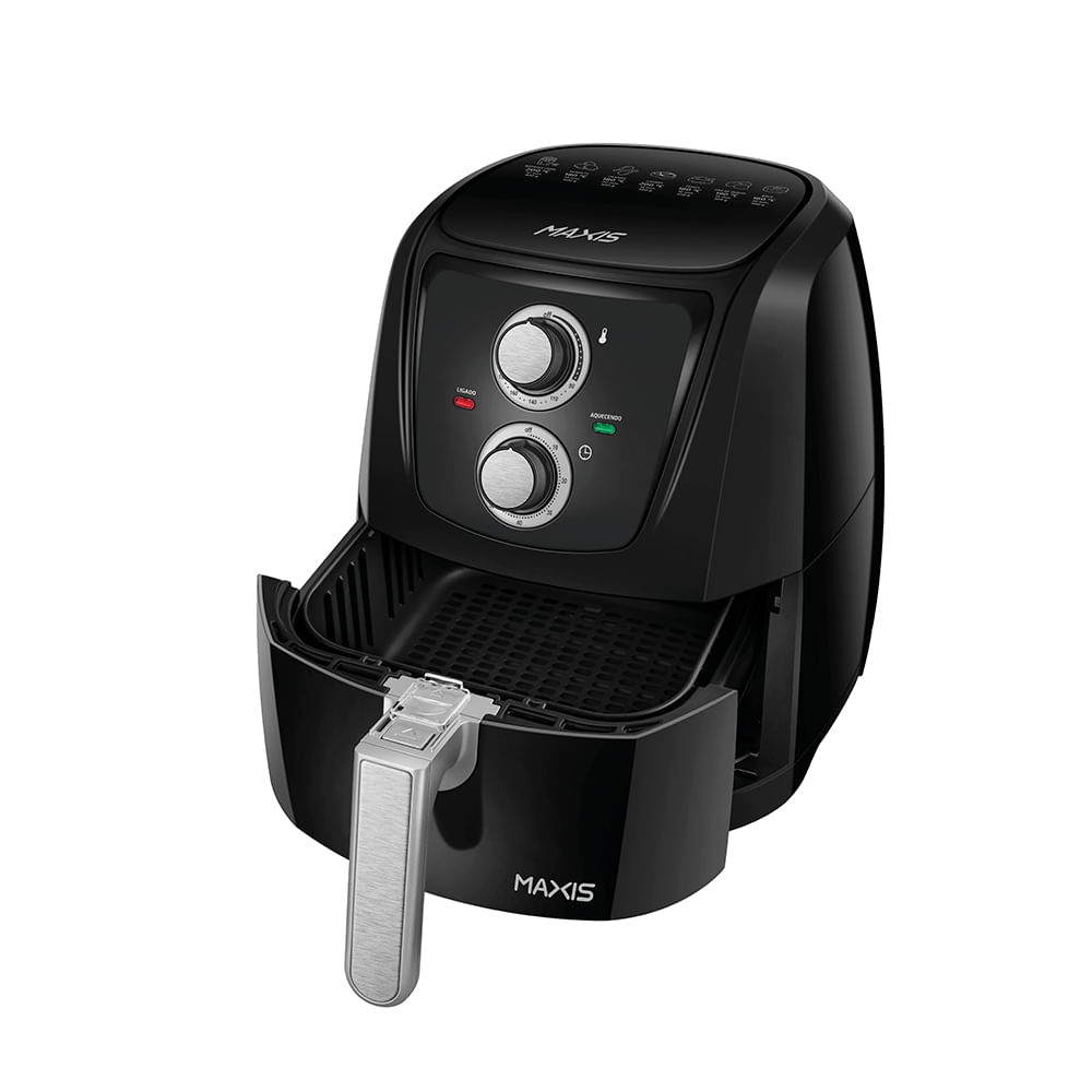 Fritadeira Sem Óleo Air Fryer Maxis AF-01-MX Preta 60Hz
