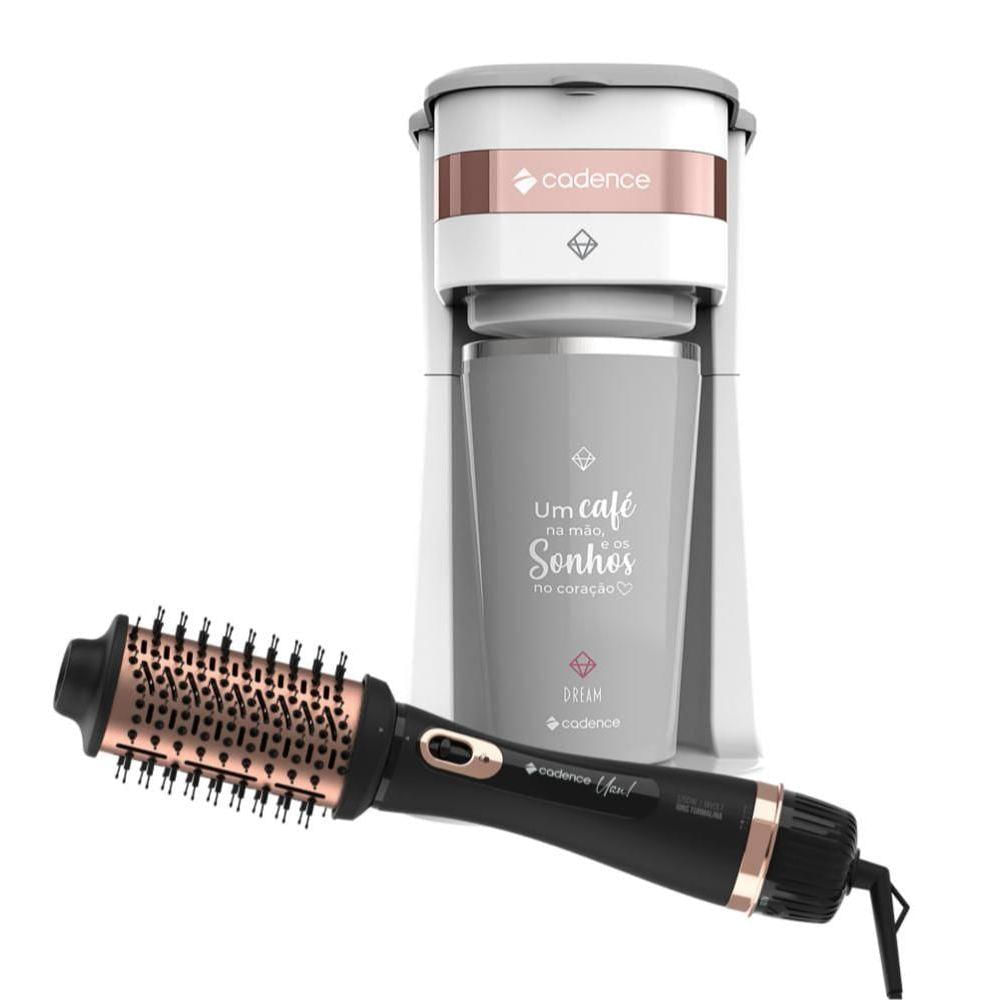 Kit Uau Cadence Escova E Cafeteira Dream 127V