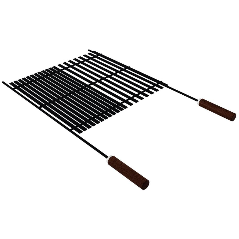 Grelha Tramontina 74x44cm Churrasco Black Grelhados Aço Carbono Nitrocarbonetado Durprotec