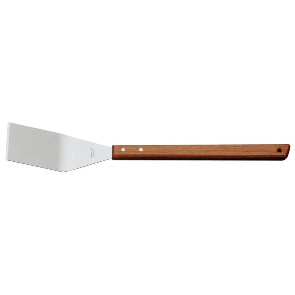 Espátula Tramontina Churrasco 48cm Pegador para Carne Aço Inox e Cabo de Madeira