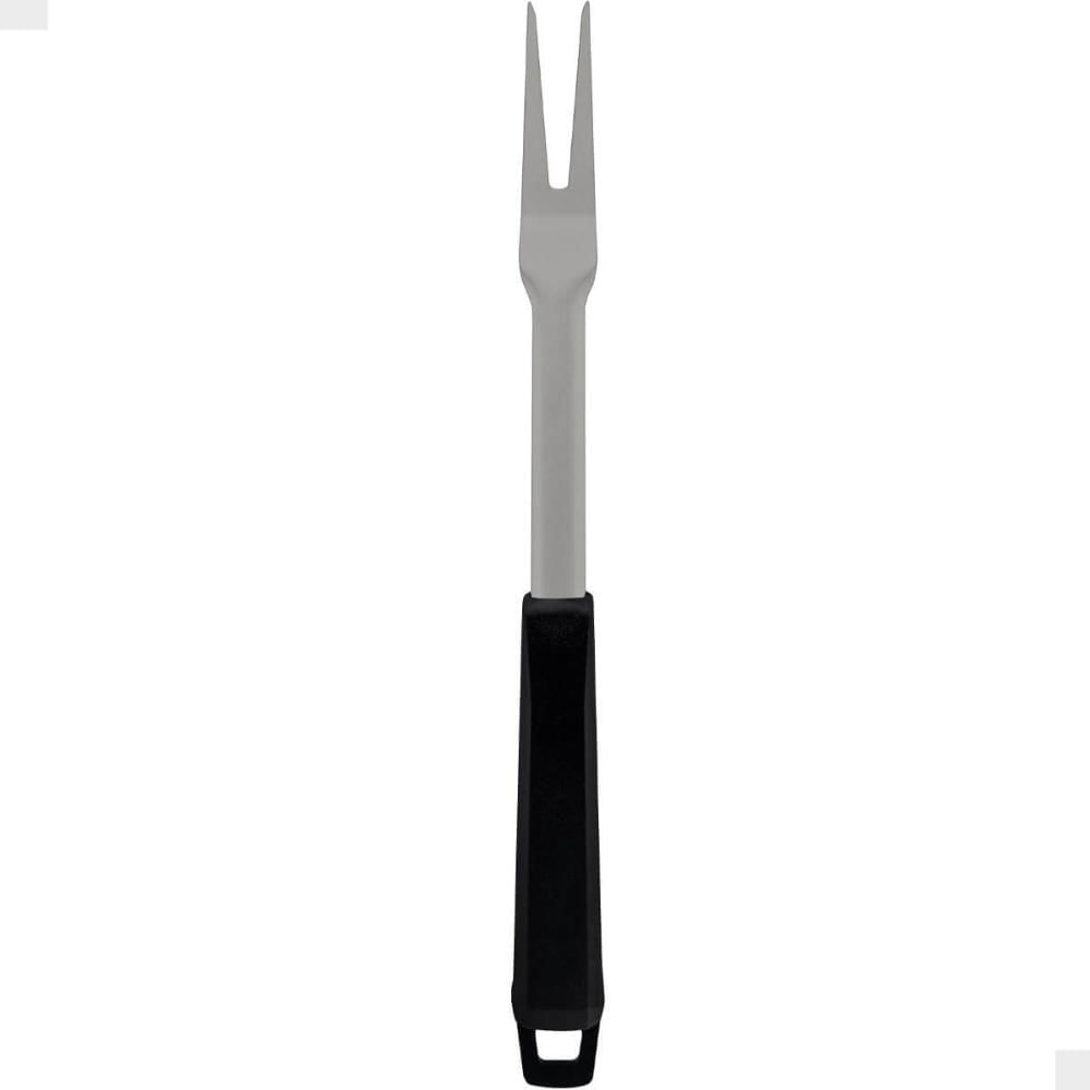 Garfo Trinchante para Churrasco Tramontina Black Lâmina em Aço Inox Cabo Polipropileno Preto