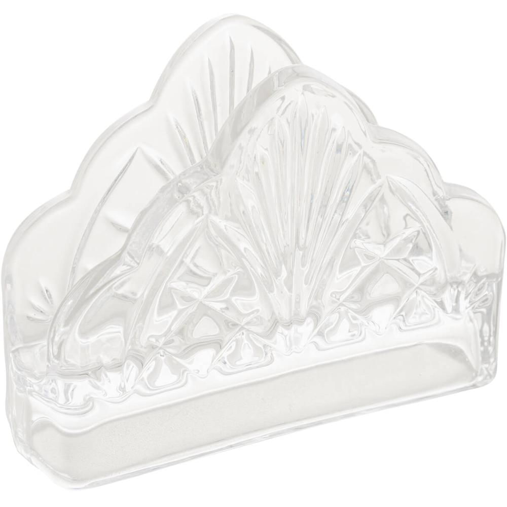 Porta Guardanapos Cristal Dublin 12,5cm Lyor Suporte para Papel de Mesa