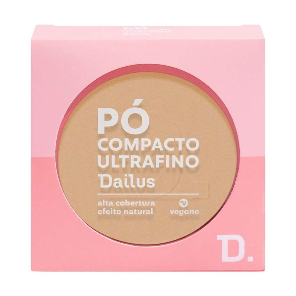 Pó Compacto Ultrafino 9g Dailus Acabamento Suave e Controle De Brilho D5 Médio