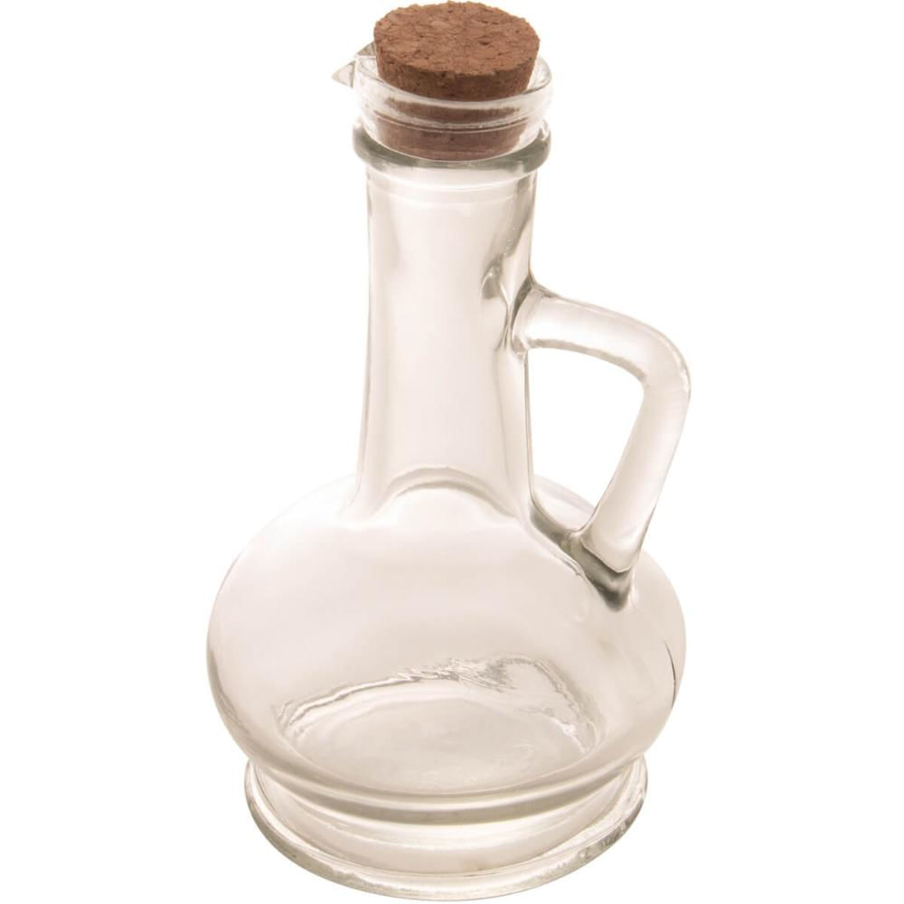 Galheteiro Garrafa de Vidro Azeite Pote Tampa Rolha 230ml Lyor de Mesa Condimento