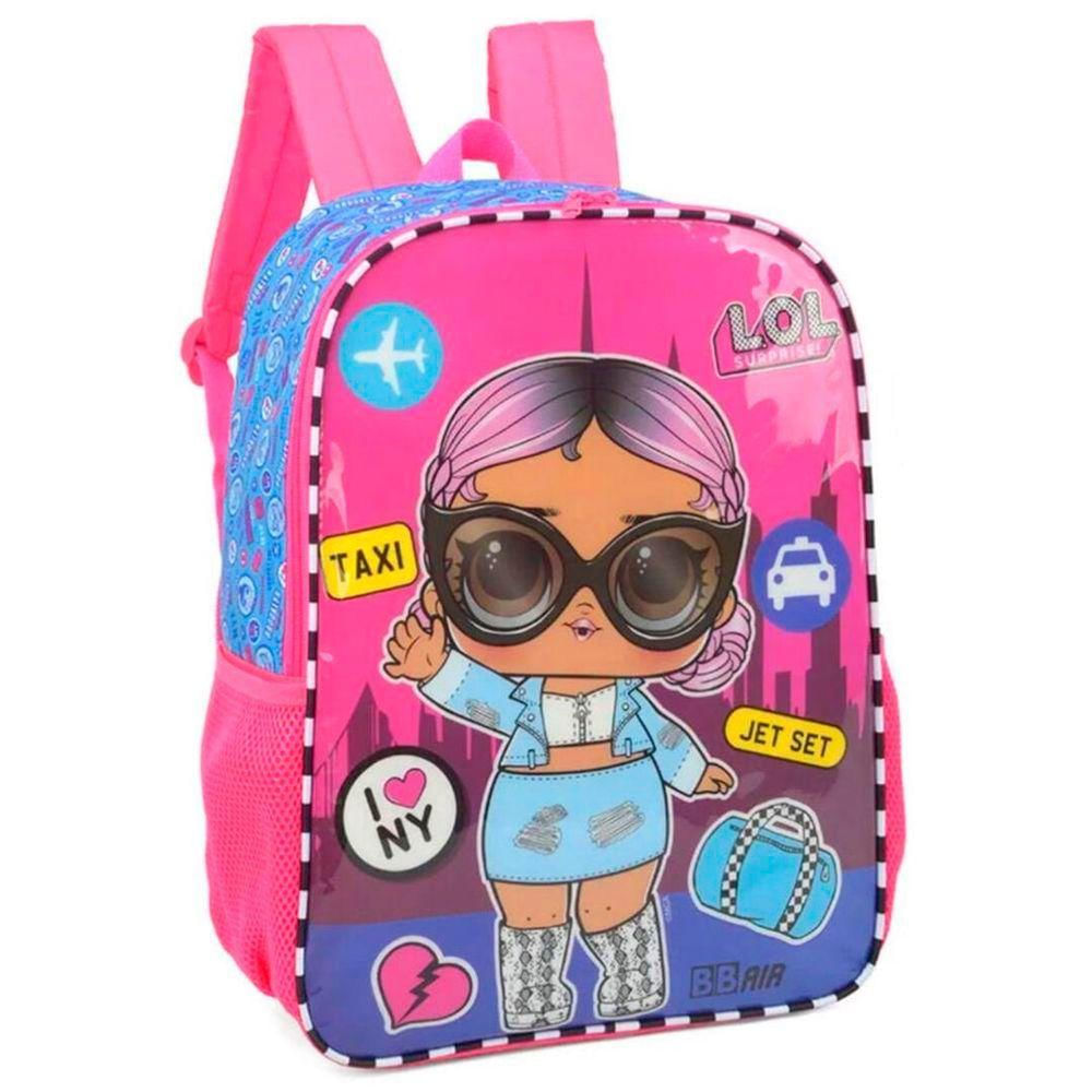 Mochila Infantil Escolar Costas Lol Surprise Táxi