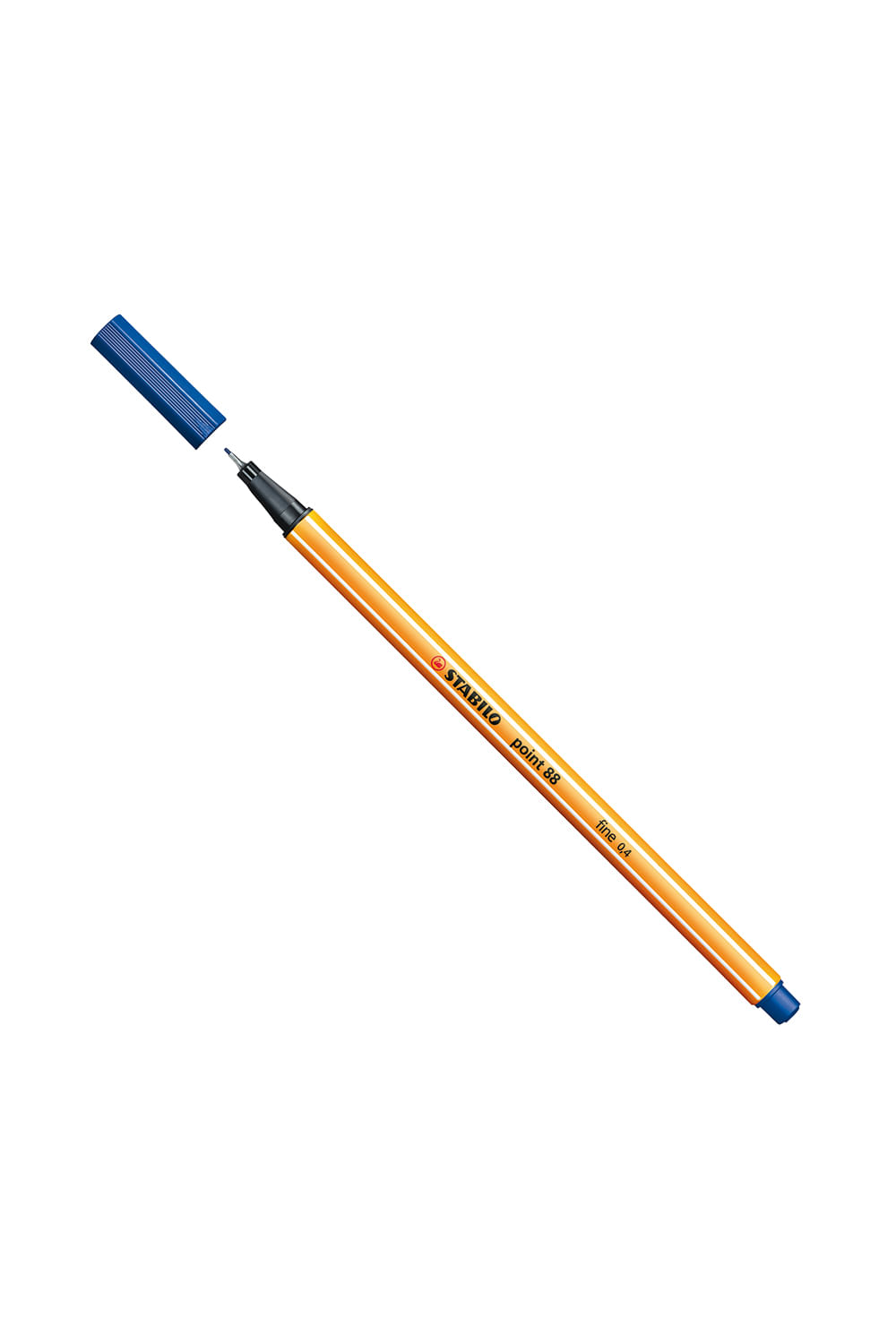 Caneta Hidrográfica Stabilo Point 0.4mm Fine Azul