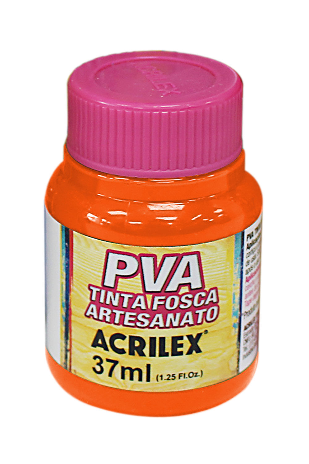 Tinta Pva Fosca para Artesanato 37ml Laranja
