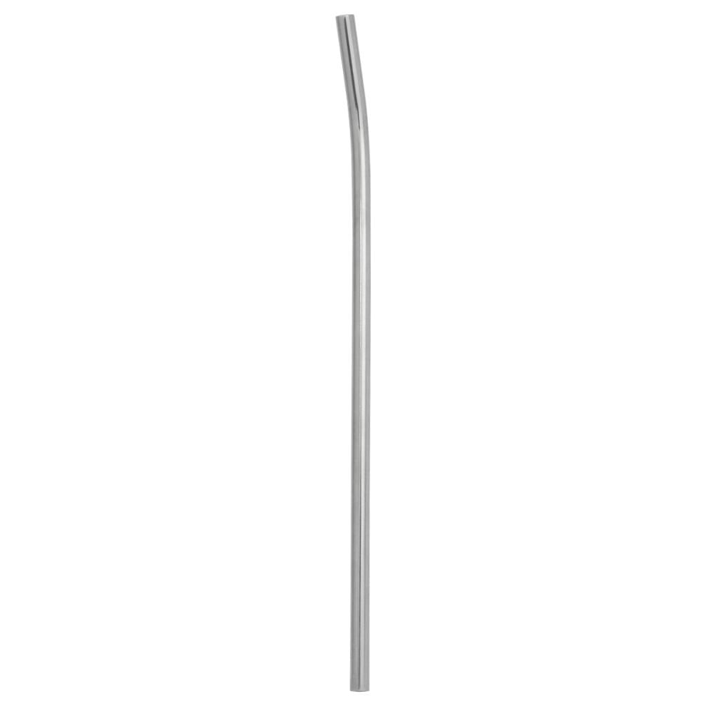 Conjunto 20 Canudos Curvado De Aço Inox 6,3mm 21cm Reutilizável Ecológico