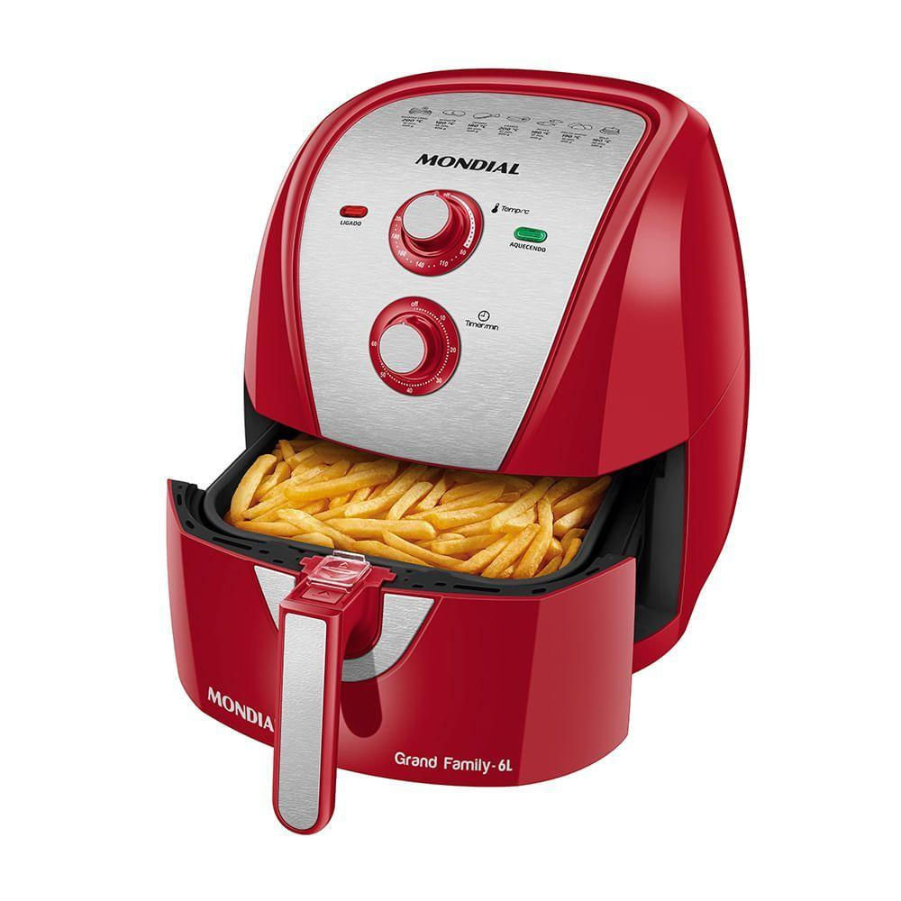Fritadeira Sem óleo Air Fryer 6 Litros Afn-60-ri Mondial Air Fryer Afn-60-ri 220v/60hz