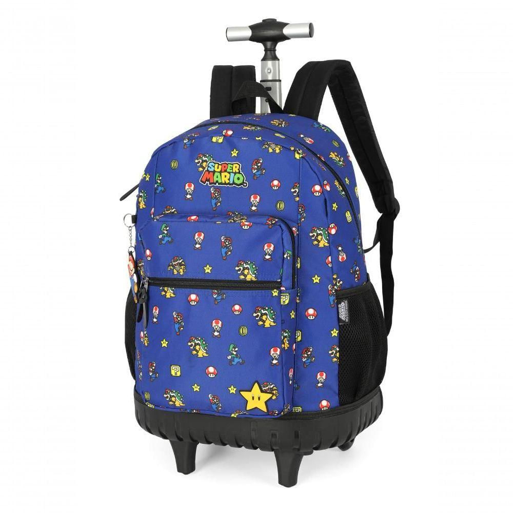 Mochilete Com Carrinho Azul - Unico Azul
