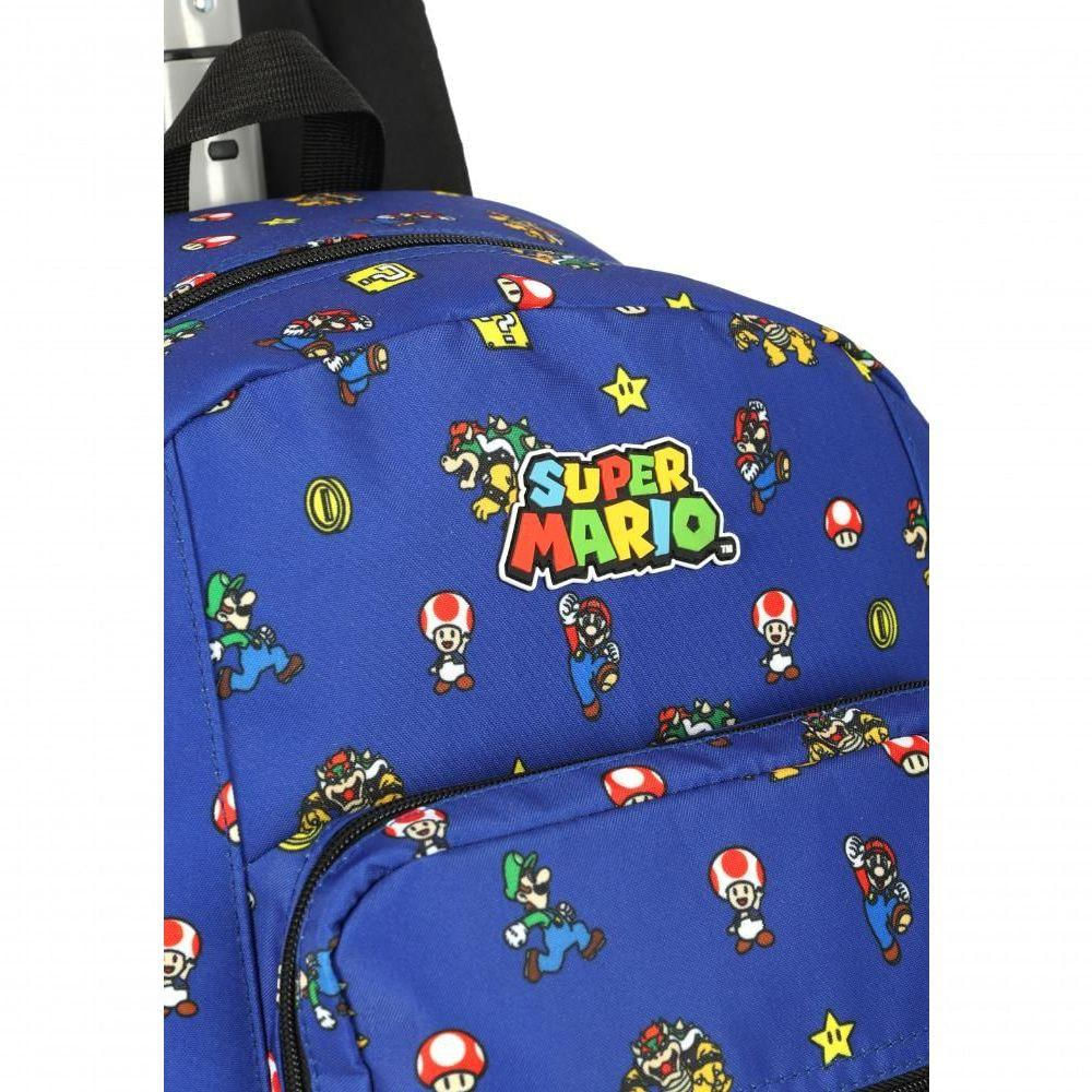 Mochilete Com Carrinho Azul - Unico Azul