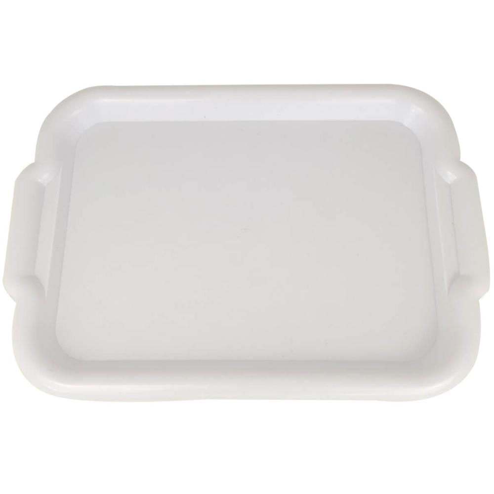 Bandeja Branca para Servir de Plástico 39x28cm Cinquetti Clássica Restaurante Bar Hotel