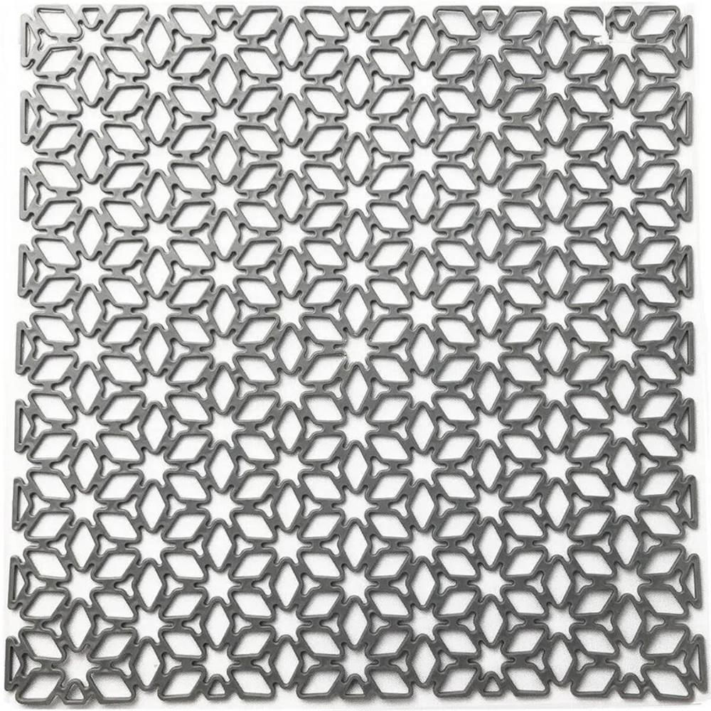 Tapete Escorredor de Louça Antiderrapante Flexível 28,5x29cm Plasvale