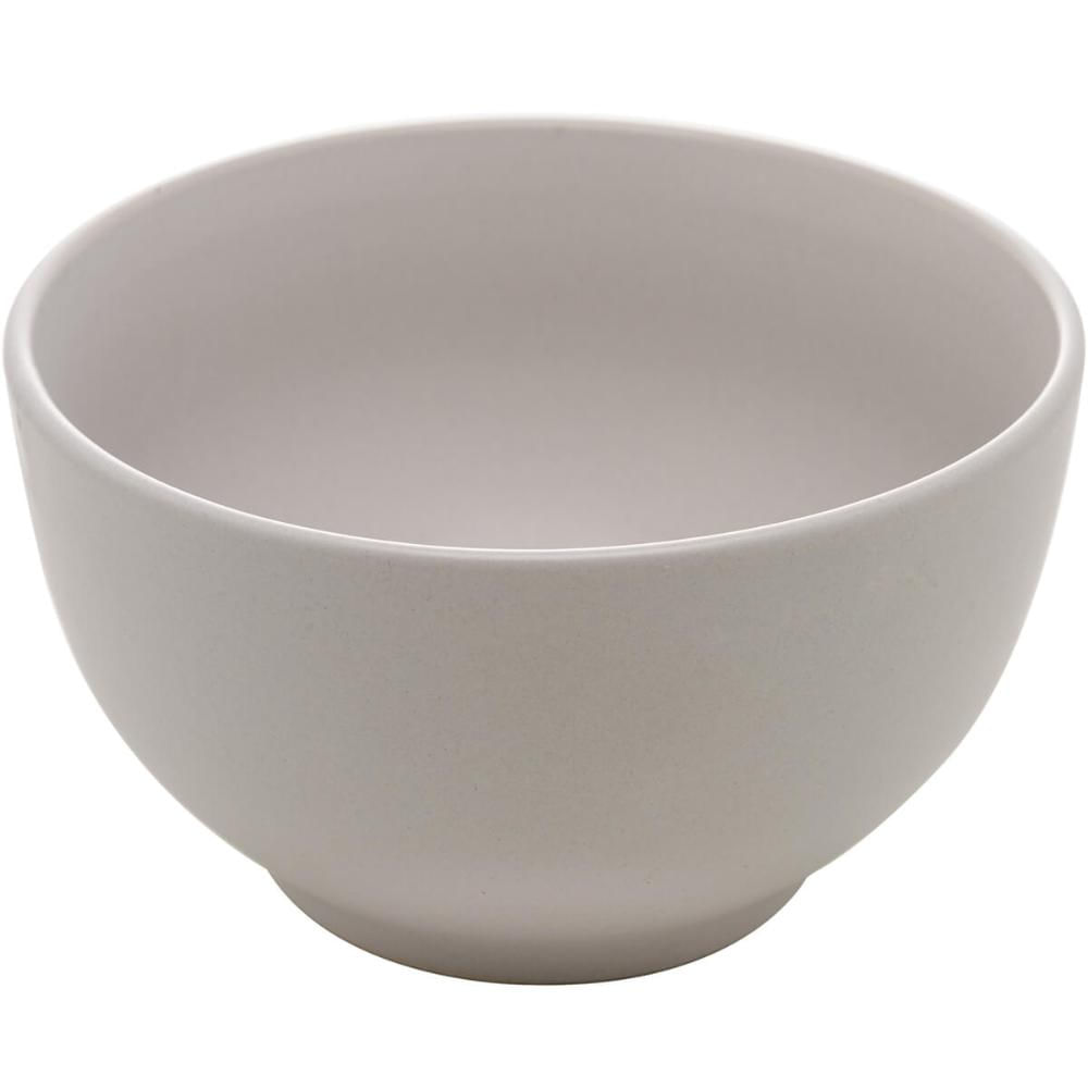 Kit 25 Cumbucas de Cerâmica Bege Cronus Lyor 680ml Restaurantes Servir Caldos Saladas Sopas