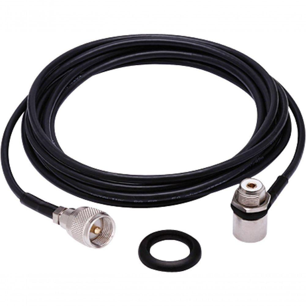 Kit Cabo Rg-58 5,5 Metros Conector Uhf M-802k