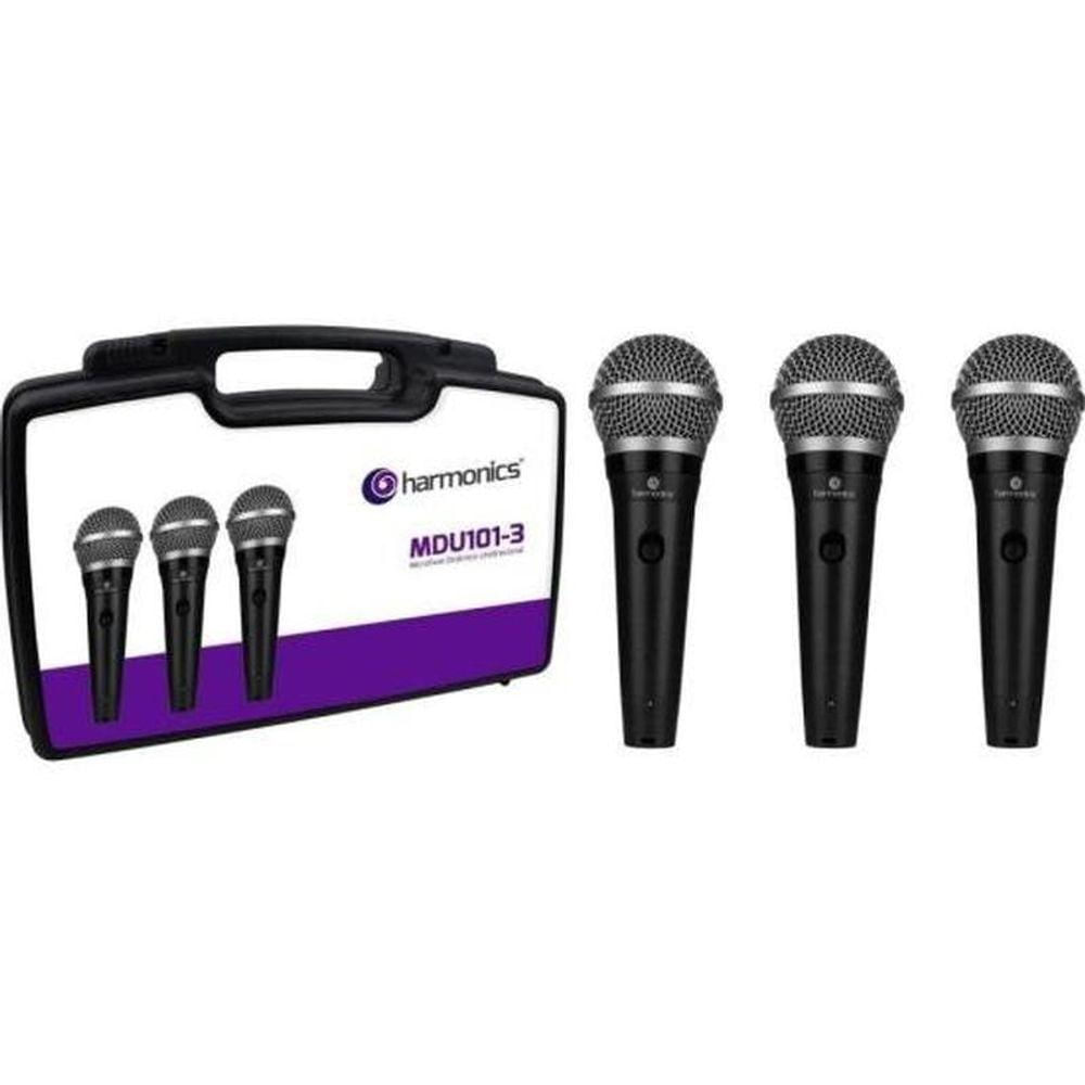 Kit De Microfone Harmonics Mdu101 Com 3 Microfones...