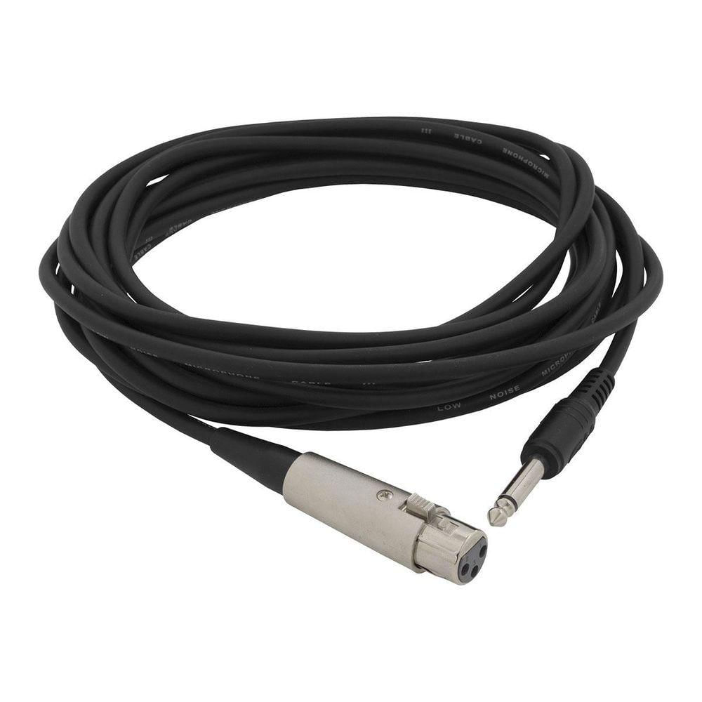 Microfone Com Fio Profissional, Acompanha Cabo 5 Metros...