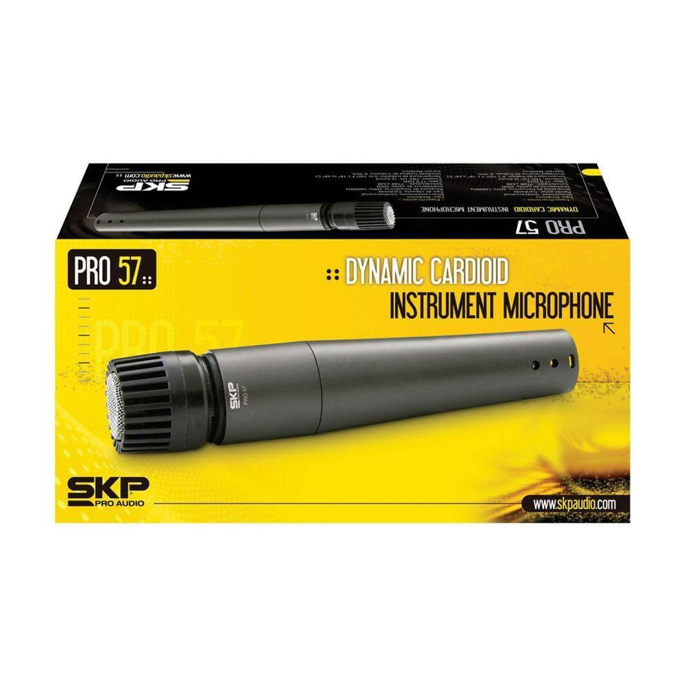 Microfone Com Fio Profissional, Acompanha Cabo 5 Metros...