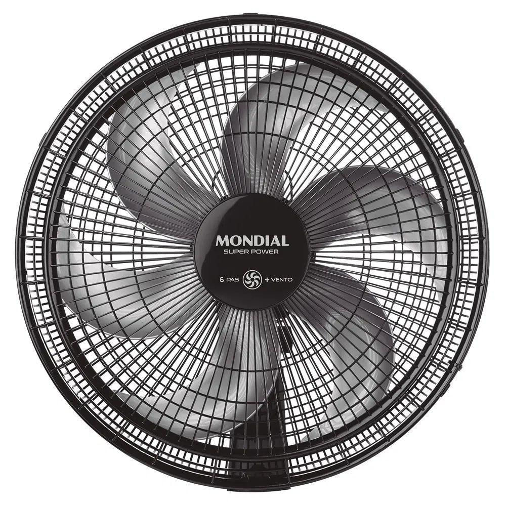 Ventilador Mondial 30cm 6 Pas Vsp30 Preto 220v