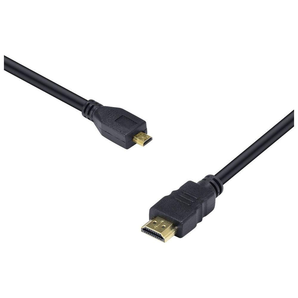 Cabo Hdmi 2.0 Micro Hdmi 4k 2m H20mc-2