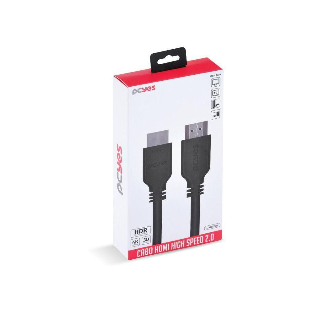 Cabo Hdmi 2.0 Macho 3 Metros - Phm20-3