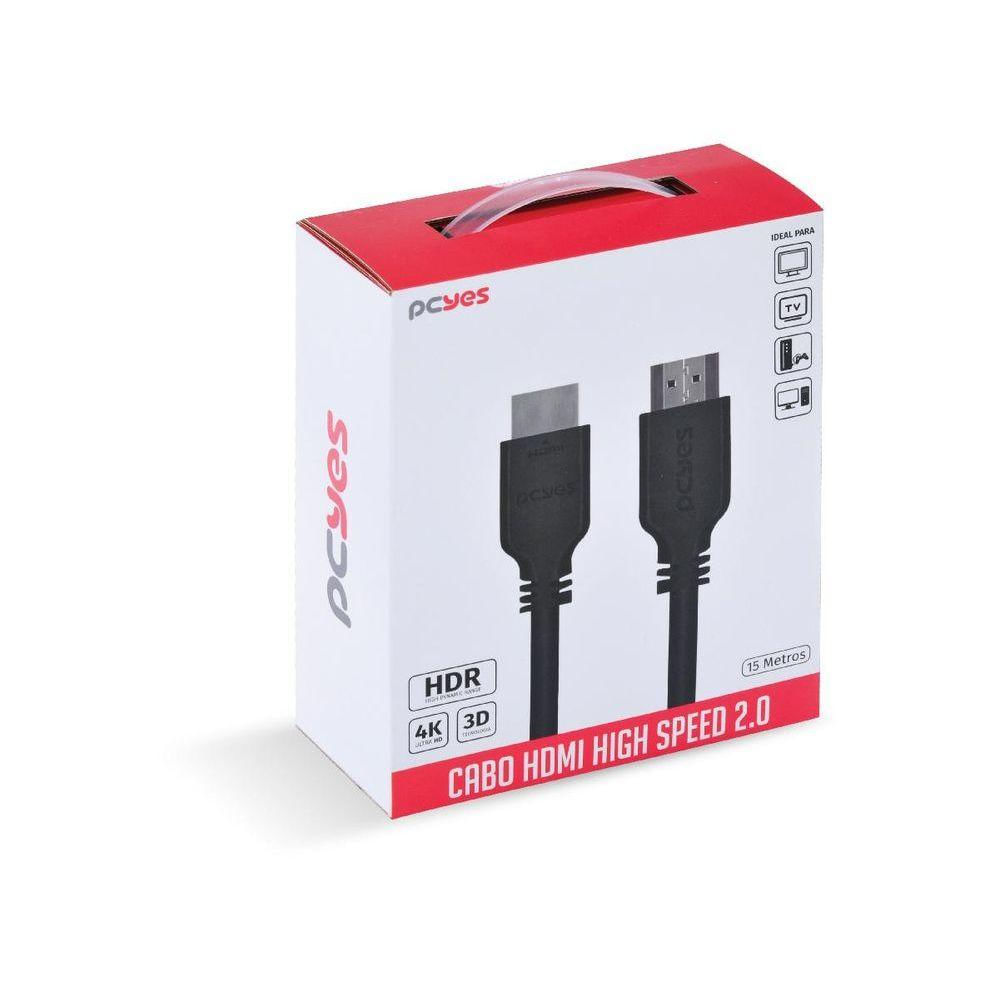Cabo Hdmi 2.0 Macho 15 Metros - Phm20-15
