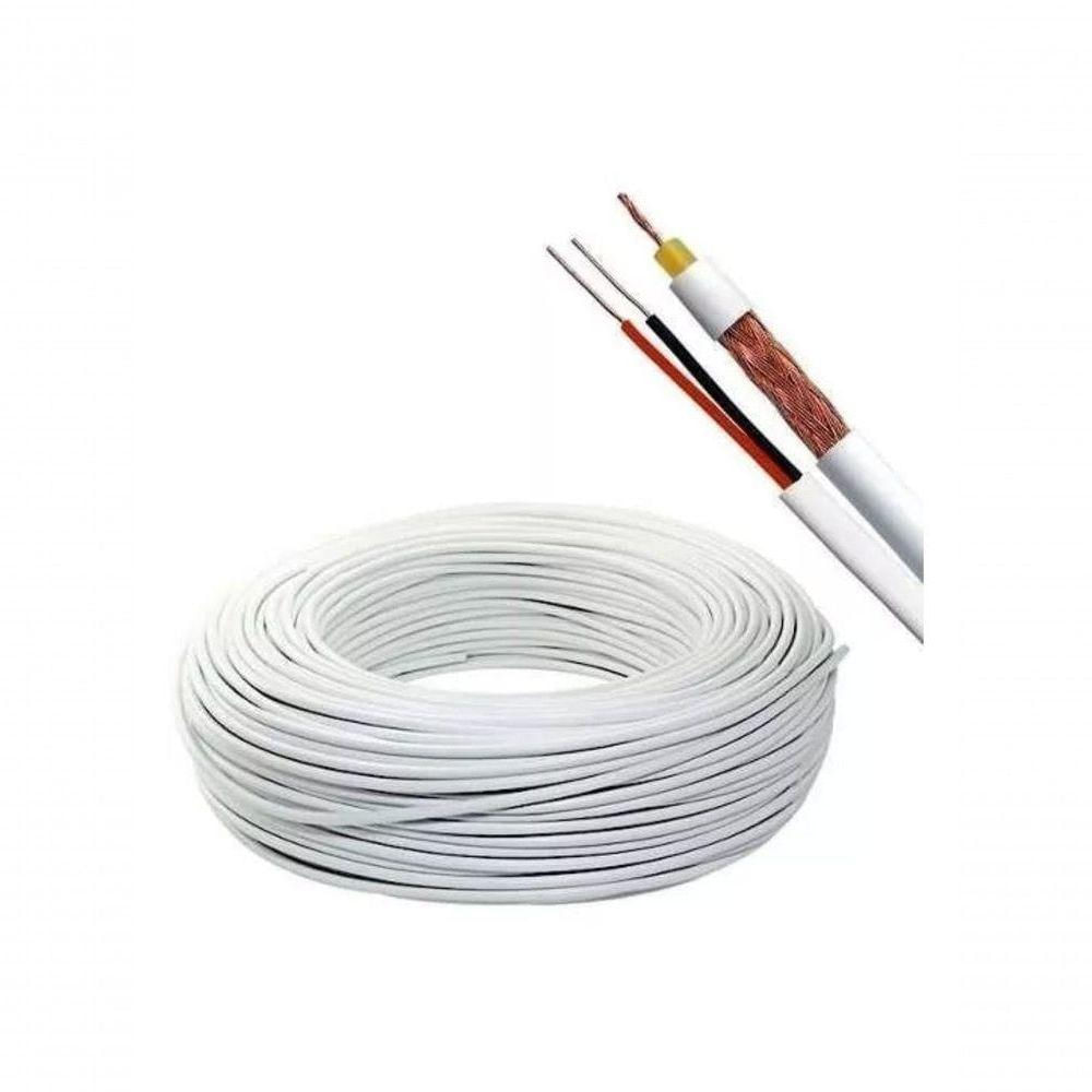 Cabo Coaxial Rf0,4/2,5+2x26awg Mono 100m