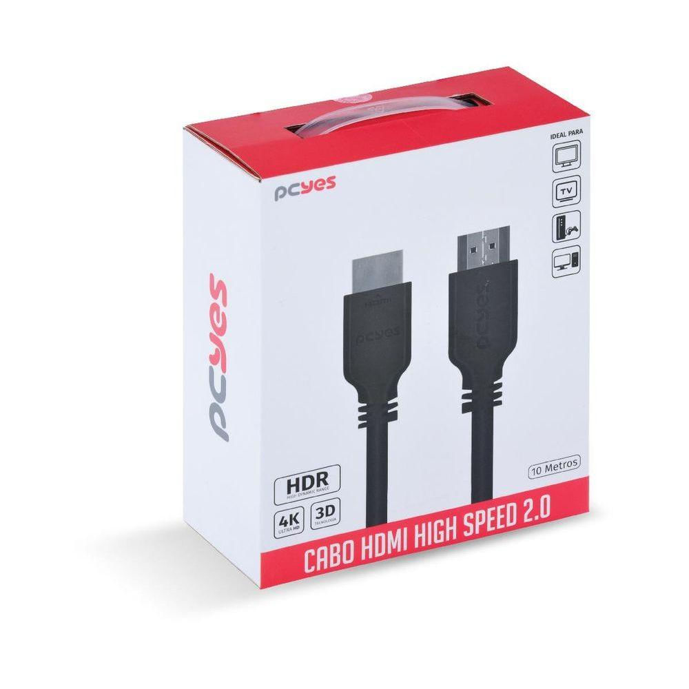 Cabo Hdmi 2.0 Macho 10 Metros - Phm20-10