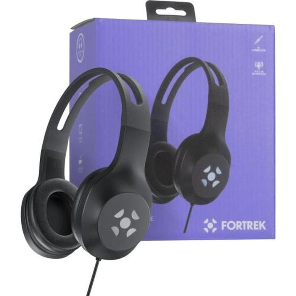 Fone De Ouvido Fortrek Fk 621a Com Microfone Preto