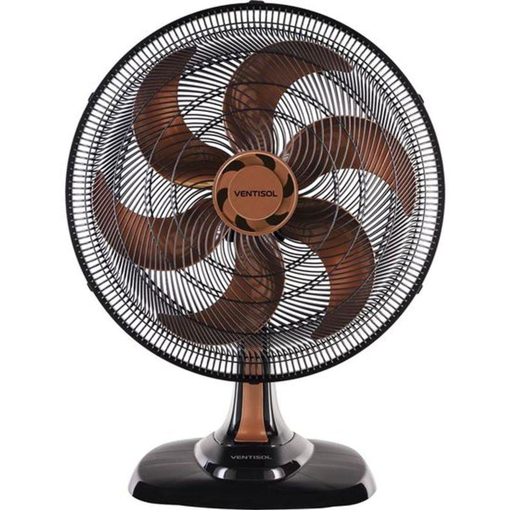 Ventilador De Mesa Ventisol Turbo 6 50cm Bronze 110V