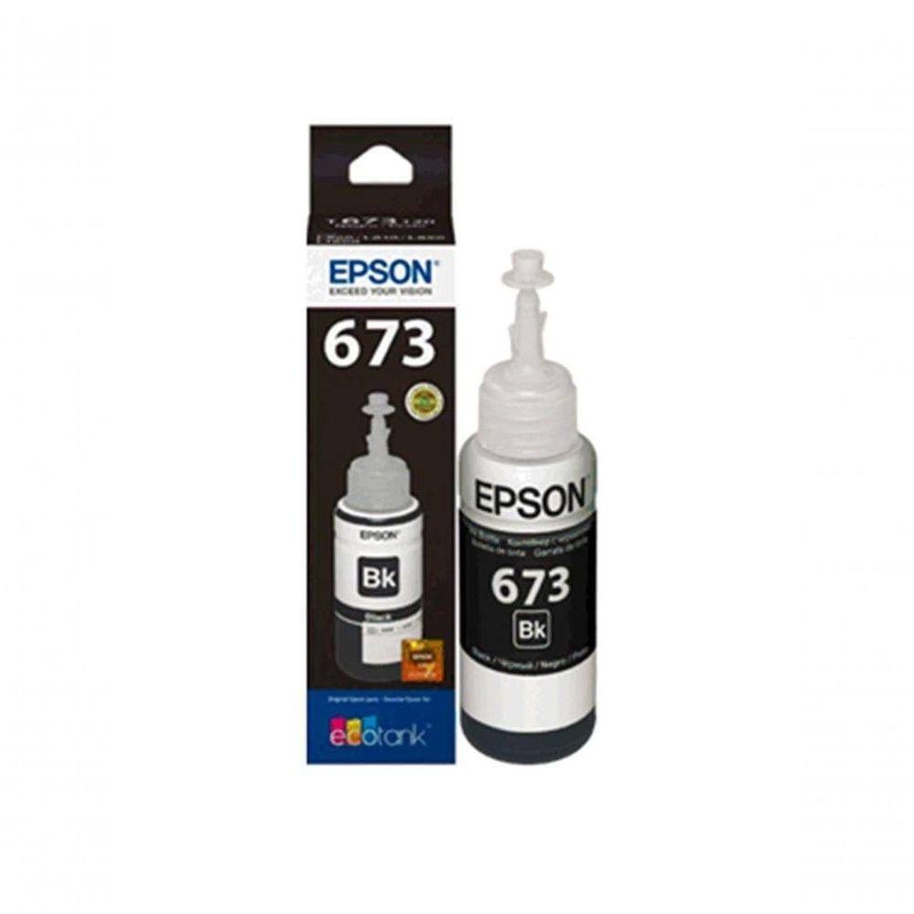 Refil Tinta Epson Preto T673120-al