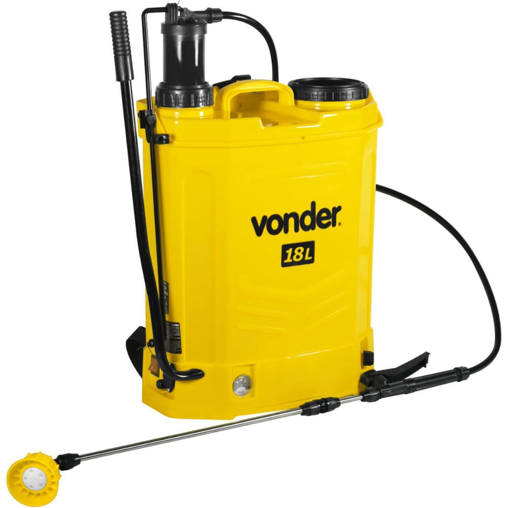 Pulverizador Costal 2 em 1 Manual ou Bateria com Bateria de Lítio 18 Litros Vonder