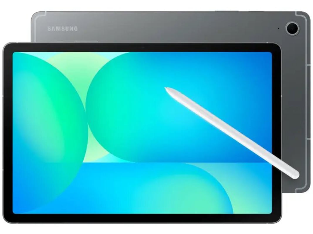 Tablet Samsung Galaxy Tab S10 FE 128GB WiFi - Cinza, com Caneta S Pen e Capa, RAM 8GB, Tela 10.9"