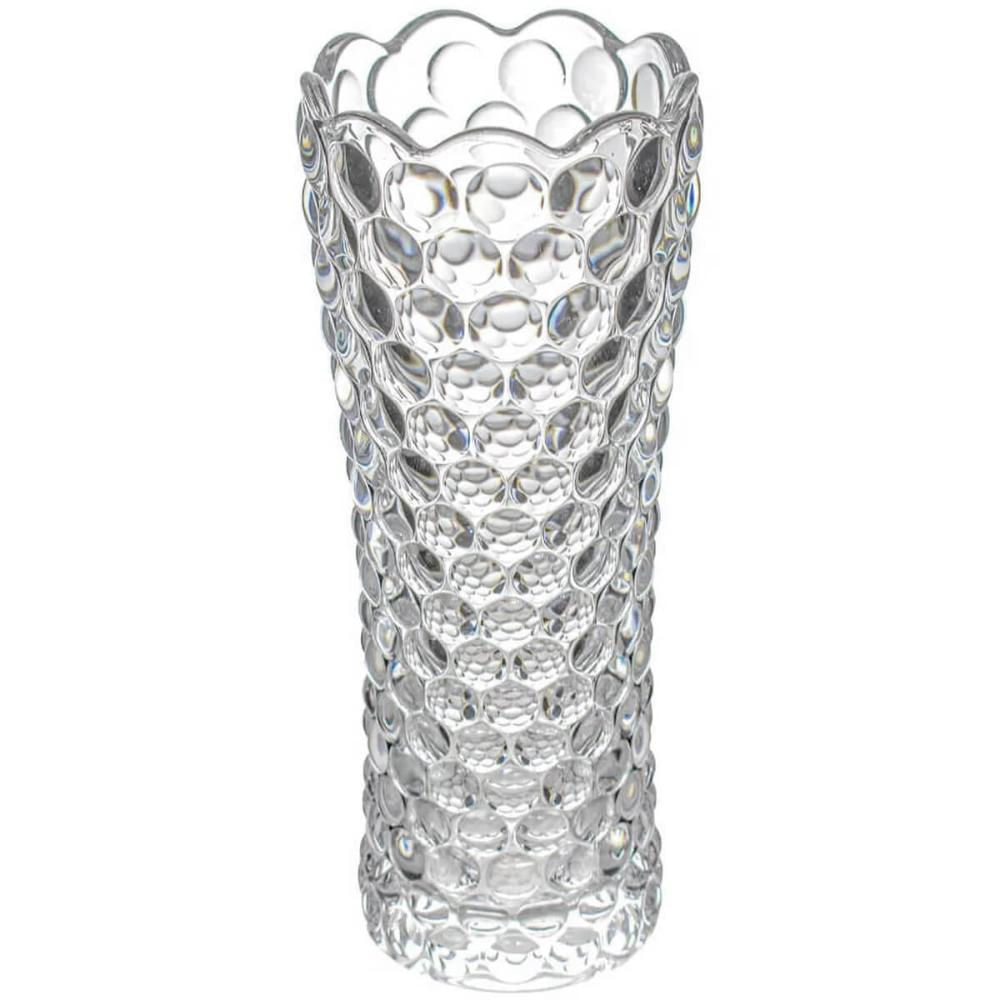 Vaso Bubble de Vidro 7x17cm para Flor Planta Decorativo Lyor Redondo Incolor